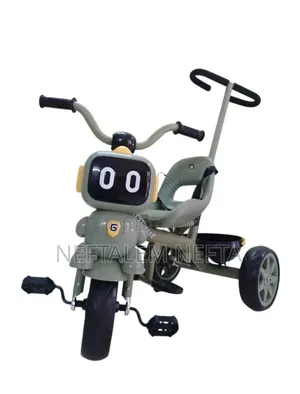 Baby Musical Tricycle With Parent Handle