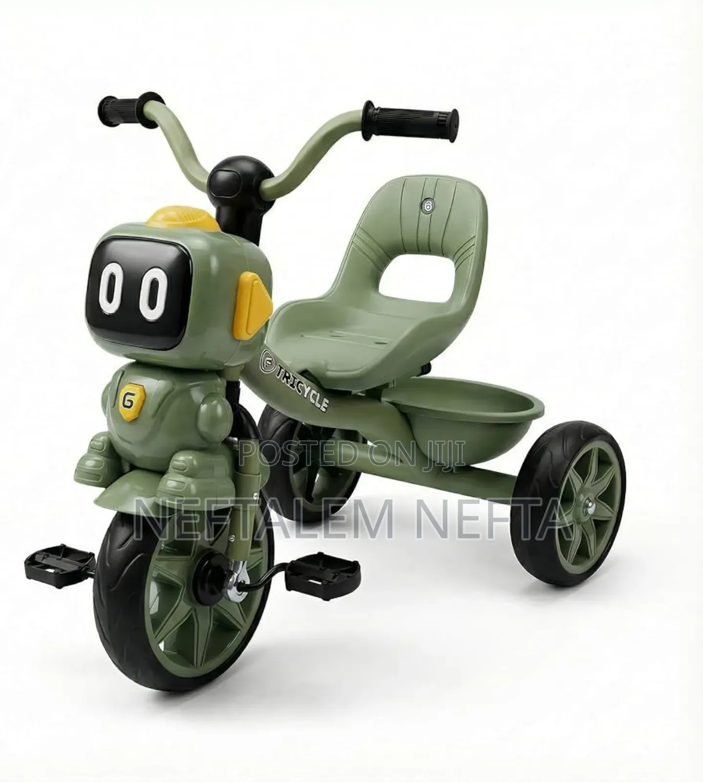 Baby Musical Tricycle With Parent Handle