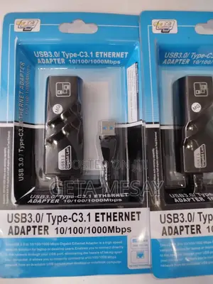 USB 3.0 to Gigabit Ethernet Adapter High-Speed USB Type-a to RJ45 LAN