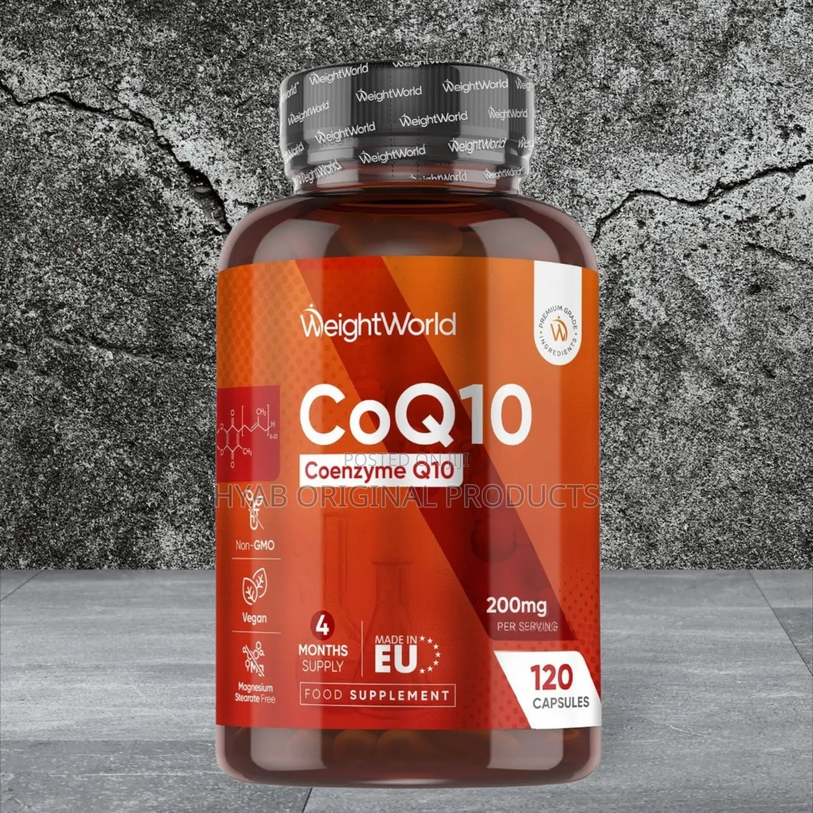 CoQ10 Pure 200mg, 120 Capsules | Vitality Support