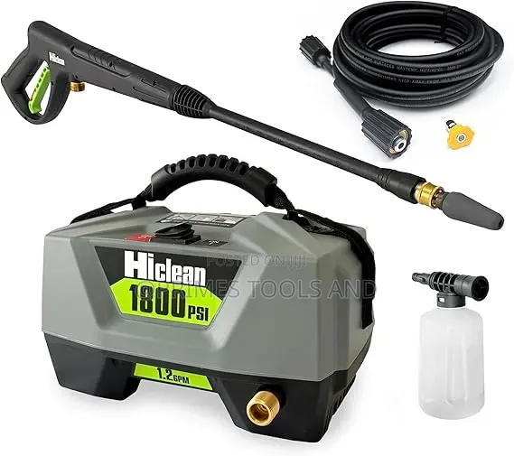 Lutian Electric High Pressure Washer Features Compact Gray and Green