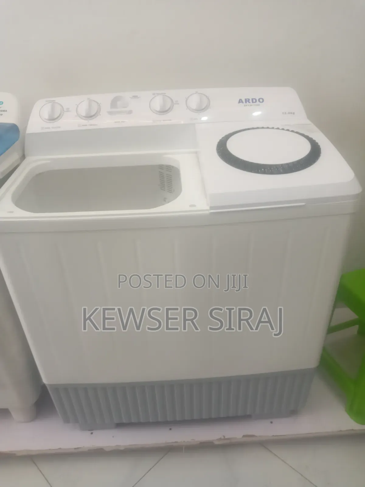 Ardo 12'kg Washing Machine Manual System