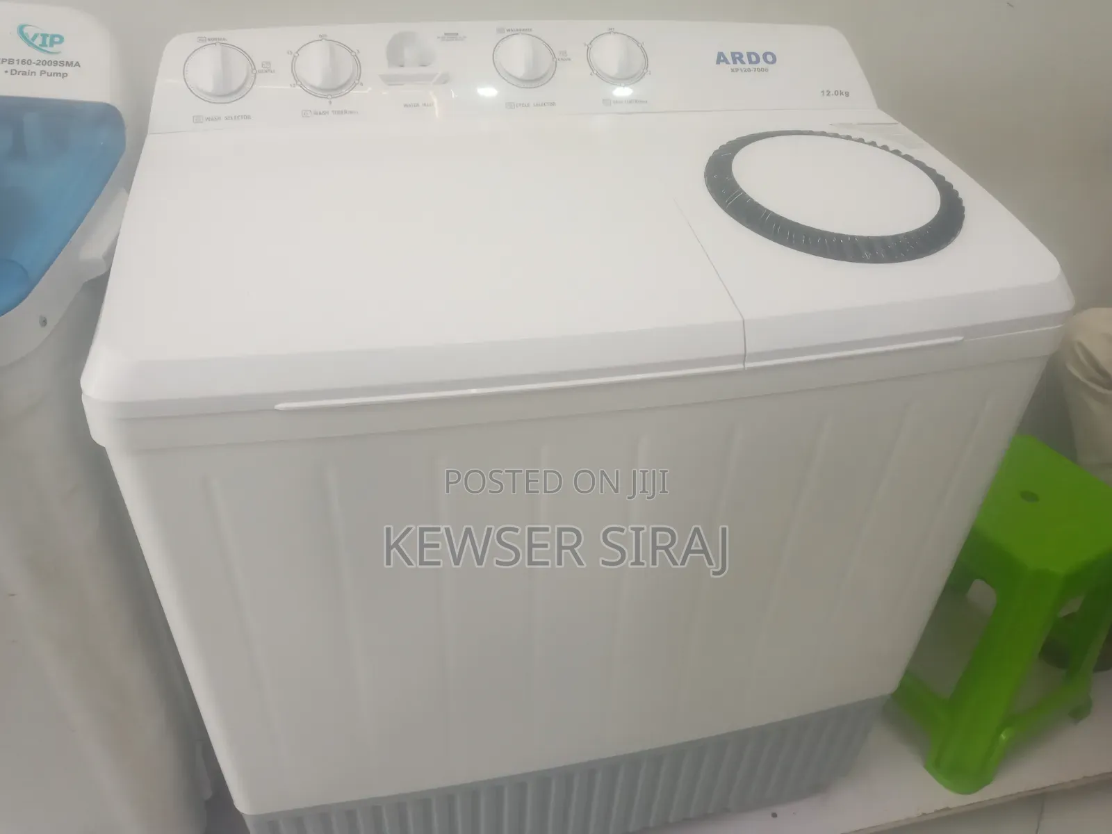 Ardo 12'kg Washing Machine Manual System