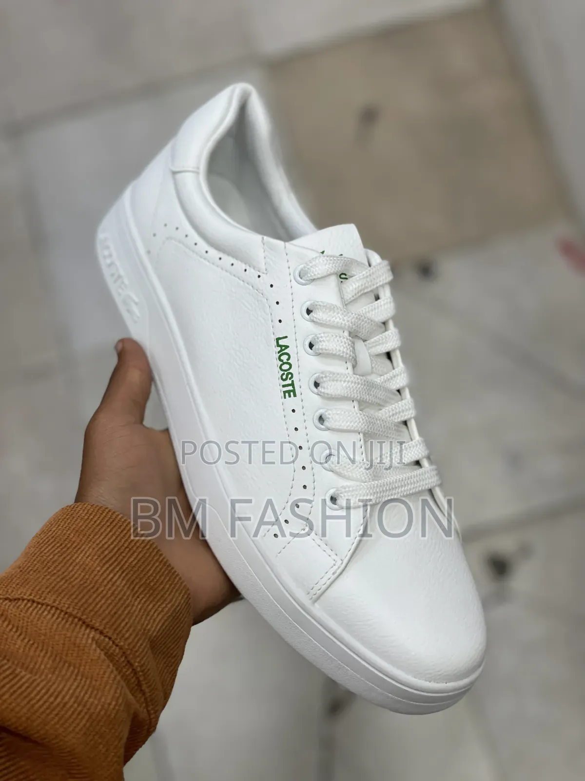 Lacoste Low Tops: The Bold White Shoes
