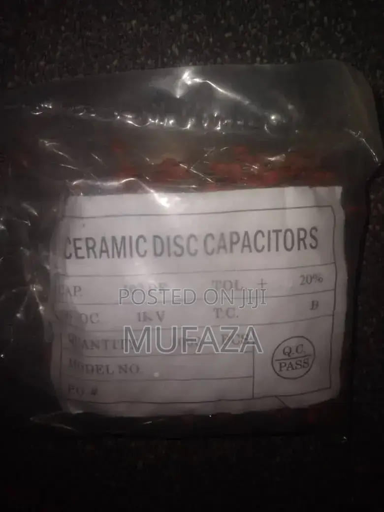Bulk Ceramic Disc Capacitors – 102PF 1kV (1000 Pcs)