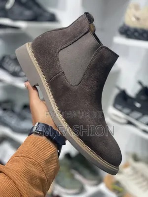 Suede Chelsea Men's Ankle Boots ( Delivery )