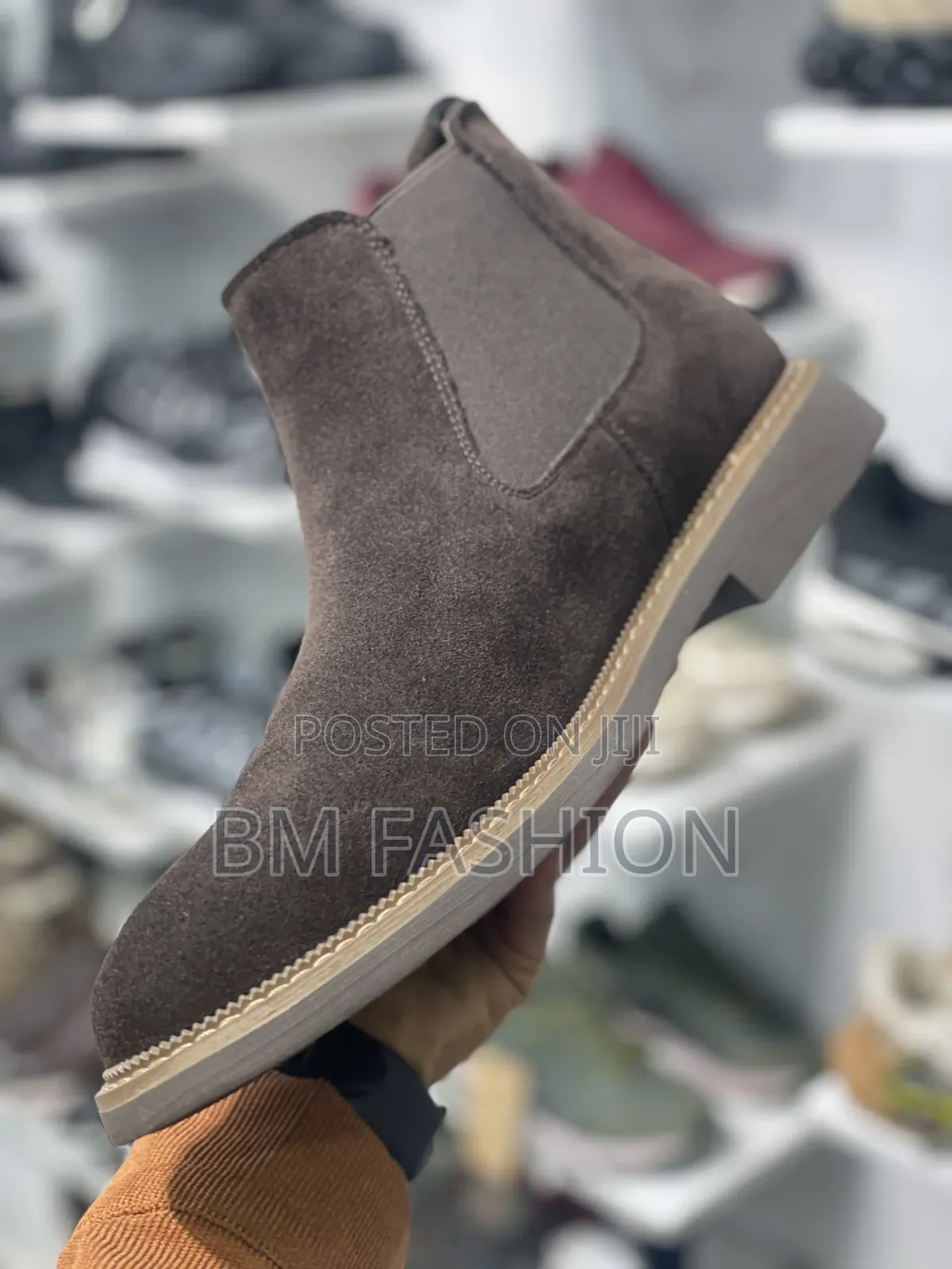 Suede Chelsea Men's Ankle Boots ( Delivery )