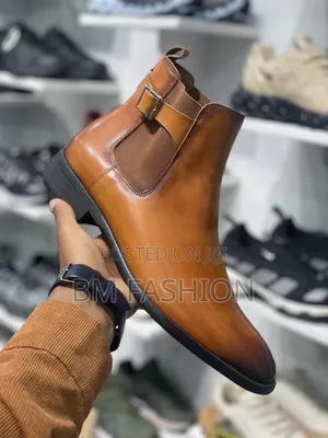 Leather Jodhpur Chelsea Boots (Rich Burnished Tan
