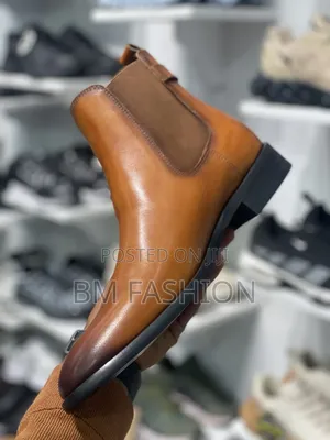 Leather Jodhpur Chelsea Boots (Rich Burnished Tan