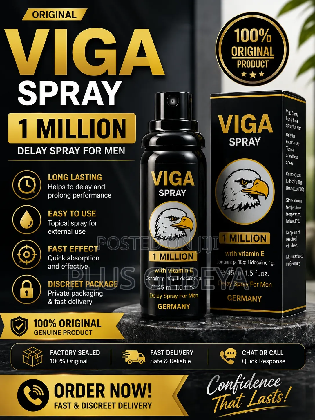 Viga Spray 1 Million 45ml | New Sealed