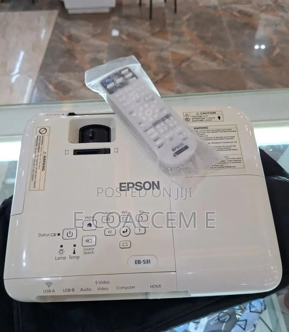 EPSON Projector Model Name: EB-S31 Has :