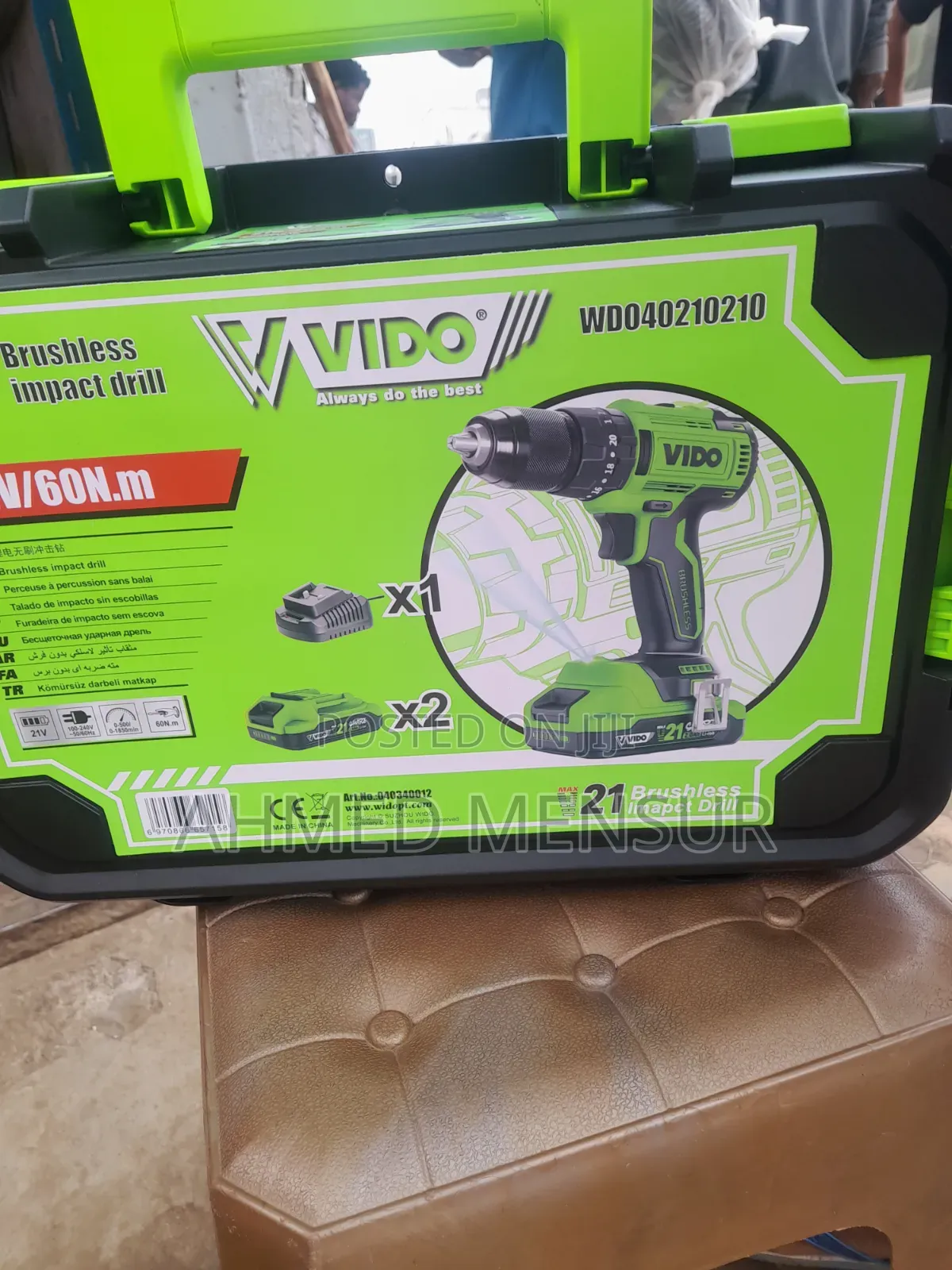 Vido Chargebl Drill 21V