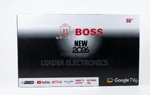 Boss 55" Smart Google TV UHD – Giant Screen, Smart Features