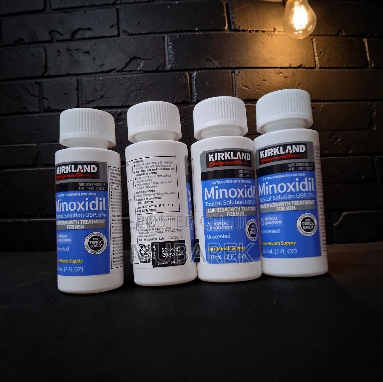 Extra Strength Minoxidil 5% Facial Hair Follicle Revitalizer