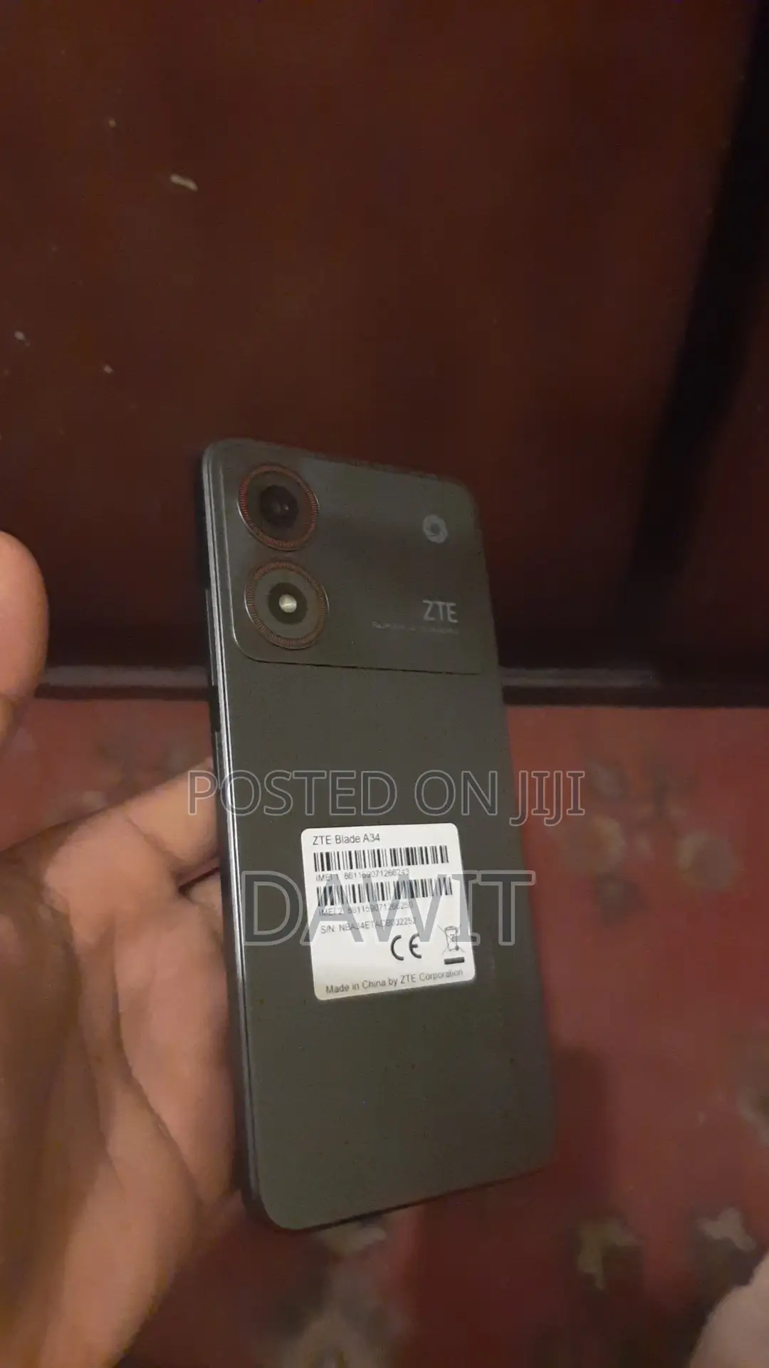 ZTE Blade A34 64 GB Black