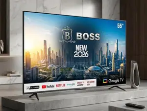 Boss TV 55" Smart Google TV – Frameless Design | New 2026 Model