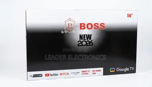 Boss 50-Inch Google TV Frameless New 2026 Three Year Warranty