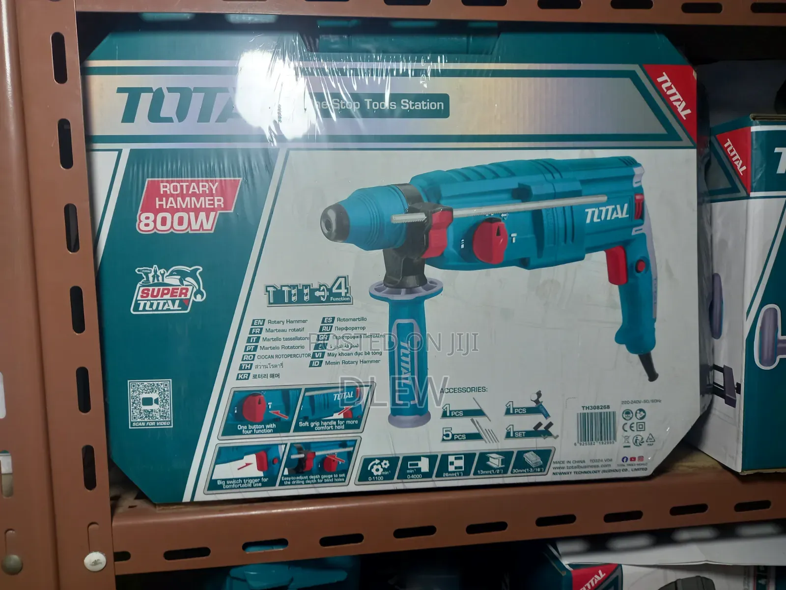 Total Hammer Drill 800w ግድግዳ መብሻ