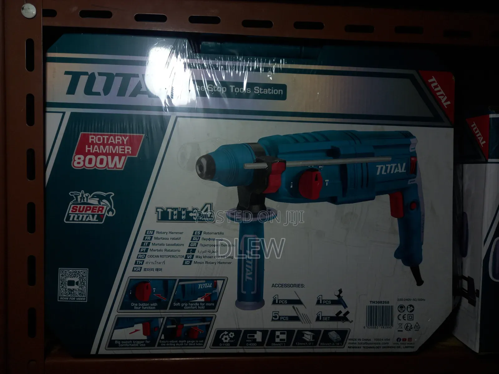 Total Hammer Drill 800w ግድግዳ መብሻ