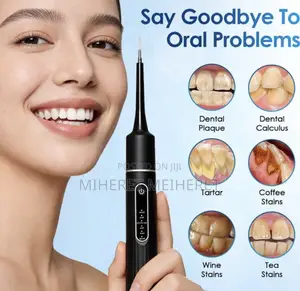 Hailicare 6 Gear Electric Toothbrush, Black White, IPX6 Waterproof