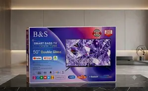 B S TV 50 Inch UHD Smart Android TV (2026 Model) – Double Glass