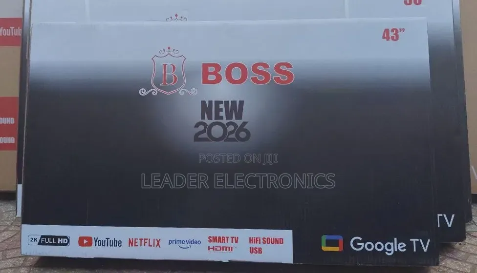 Boss 43" UHD Smart TV – New Arrival