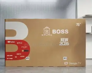BOSS TV 75 Inch Smart Google TV (2026 Model). Featuring Ultra TV