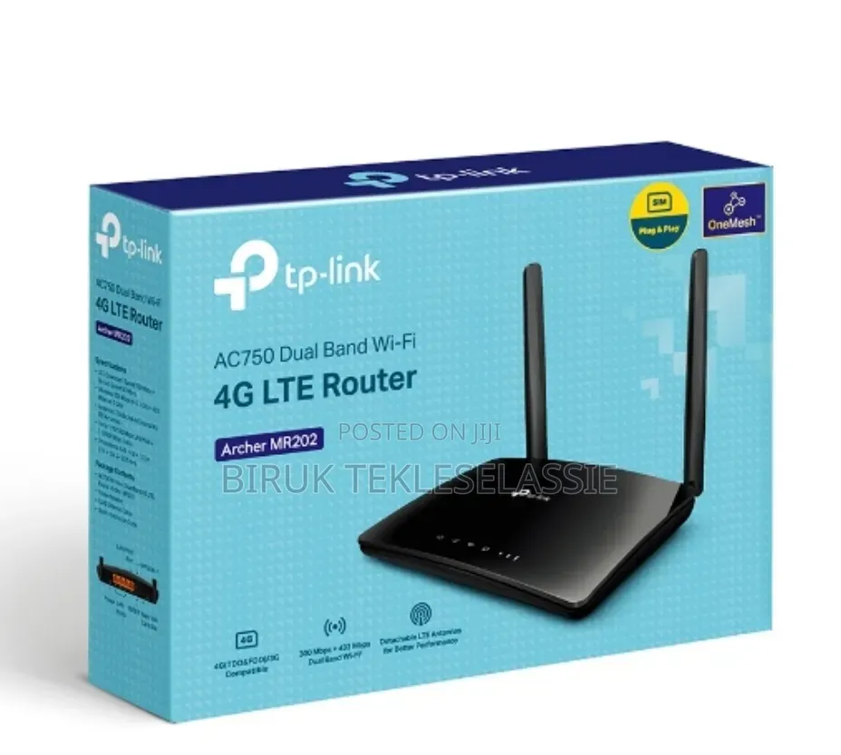 TP-Link Archer MR202 AC750 Dual-Band 4G LTE Router SIM Support
