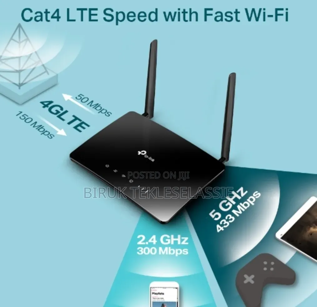 TP-Link Archer MR202 AC750 Dual-Band 4G LTE Router SIM Support