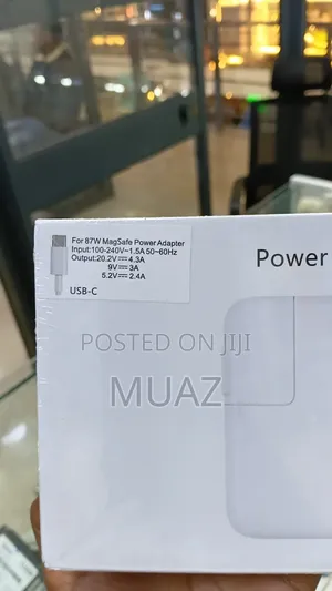 87W USB-C Power Adapter – Brand New in Box!