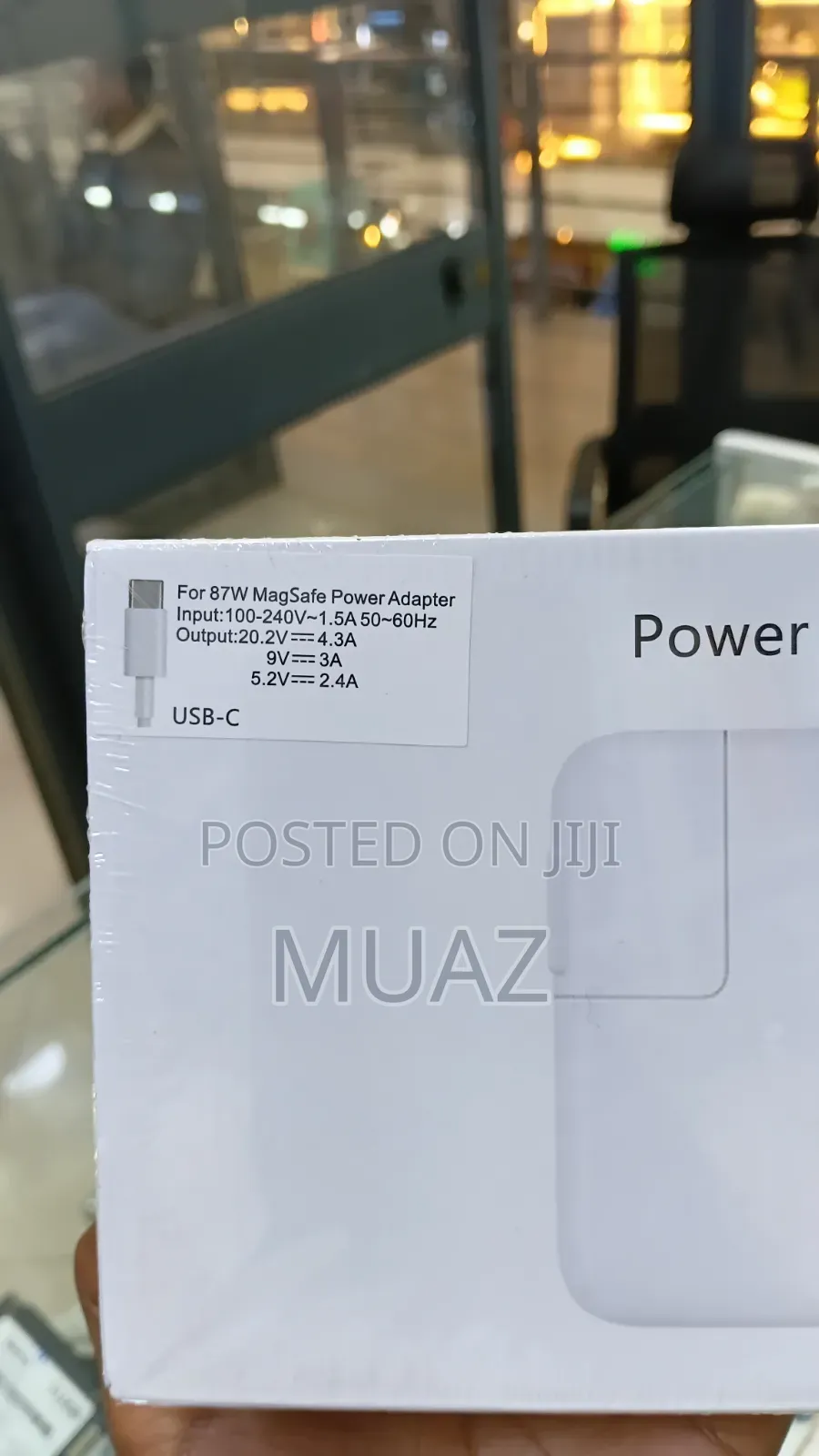 87W USB-C Power Adapter – Brand New in Box!