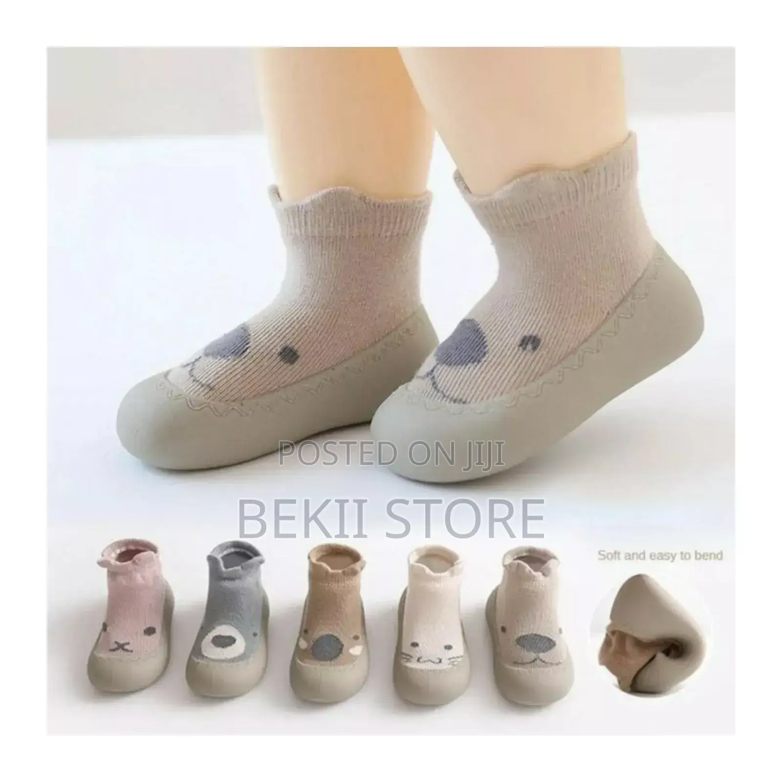 Baby Soft Sole Sock Shoes ልዩ ምቾት