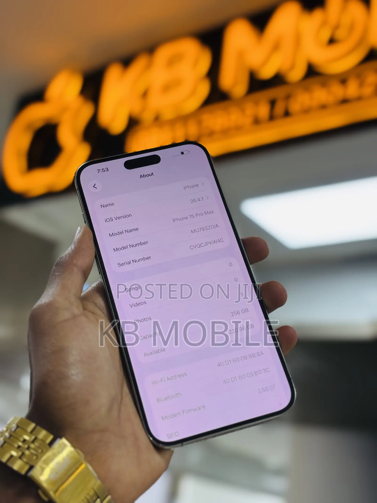 Apple iPhone 15 Pro Max 256 GB Silver