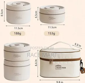 Isolated Lunch Box With Bag