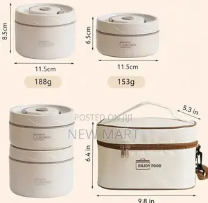 Isolated Lunch Box With Bag