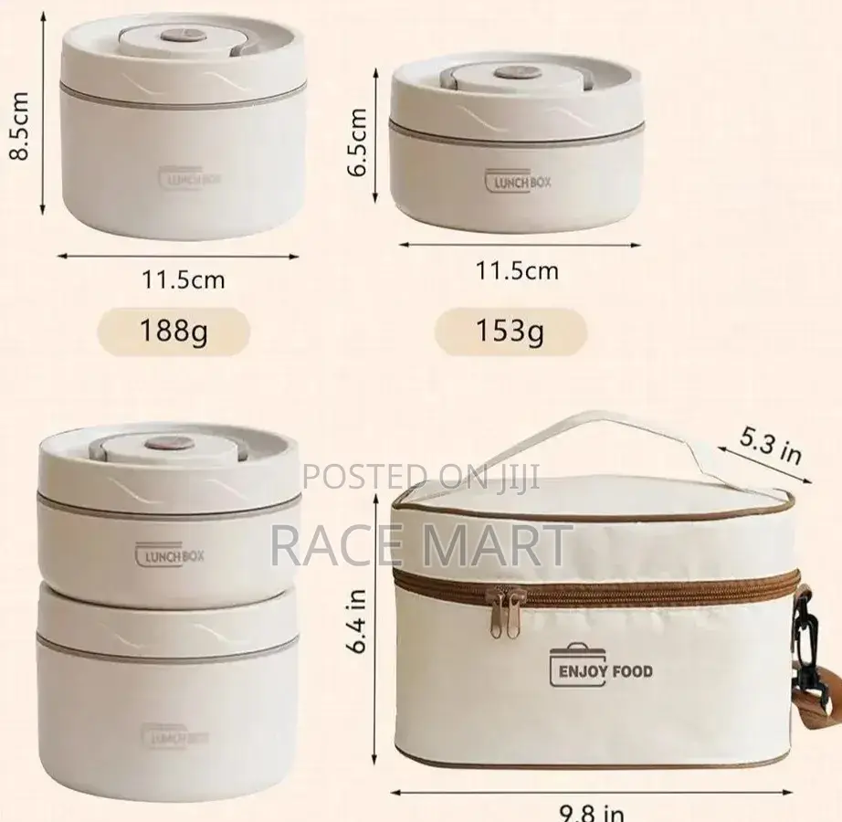 Isolated Lunch Box With Bag