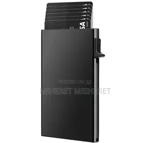 Anti-Theft Aluminum Alloy Bank Holder Wallet Mini Men/Women Wallet For