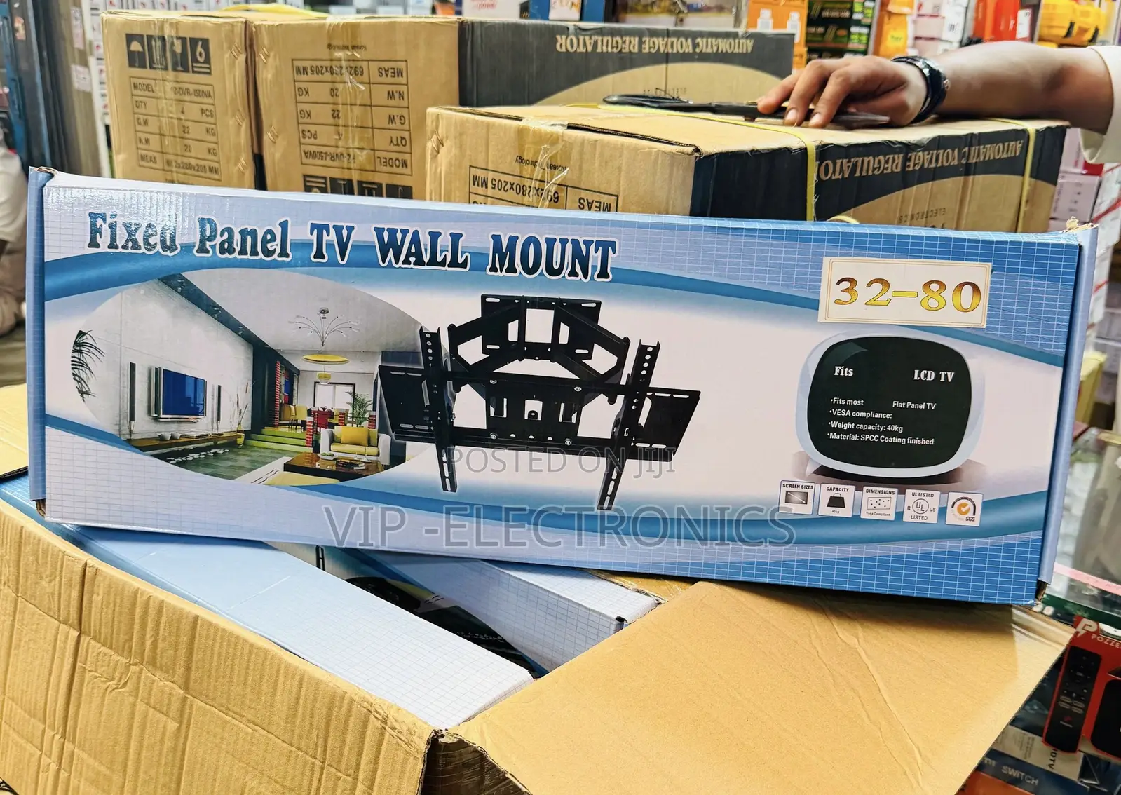 Universal Fixed TV Wall Mount Bracket 32–80 Inch | Heavy-Duty LED/LCD
