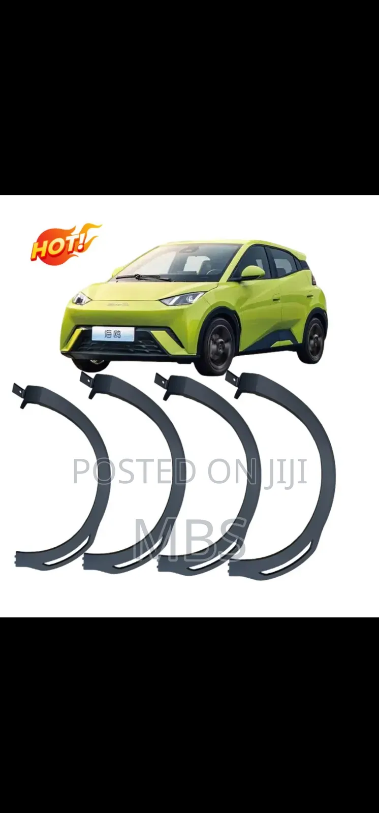 BYD Segul Fender Designed as Exterior Body Trim for the BYD Seagull