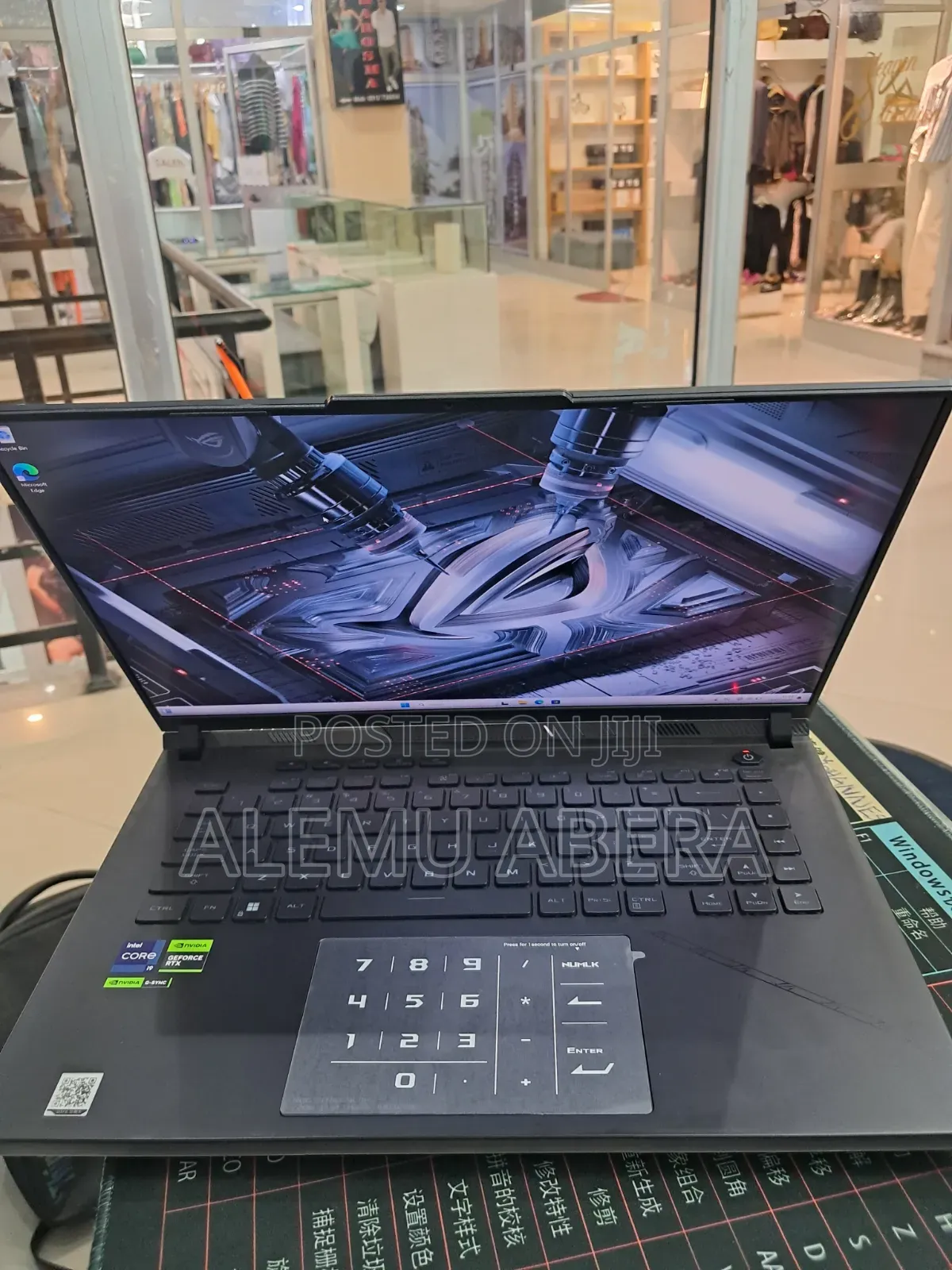 New Laptop Asus ROG Strix G731G 16GB Intel Core i9 SSD 1T