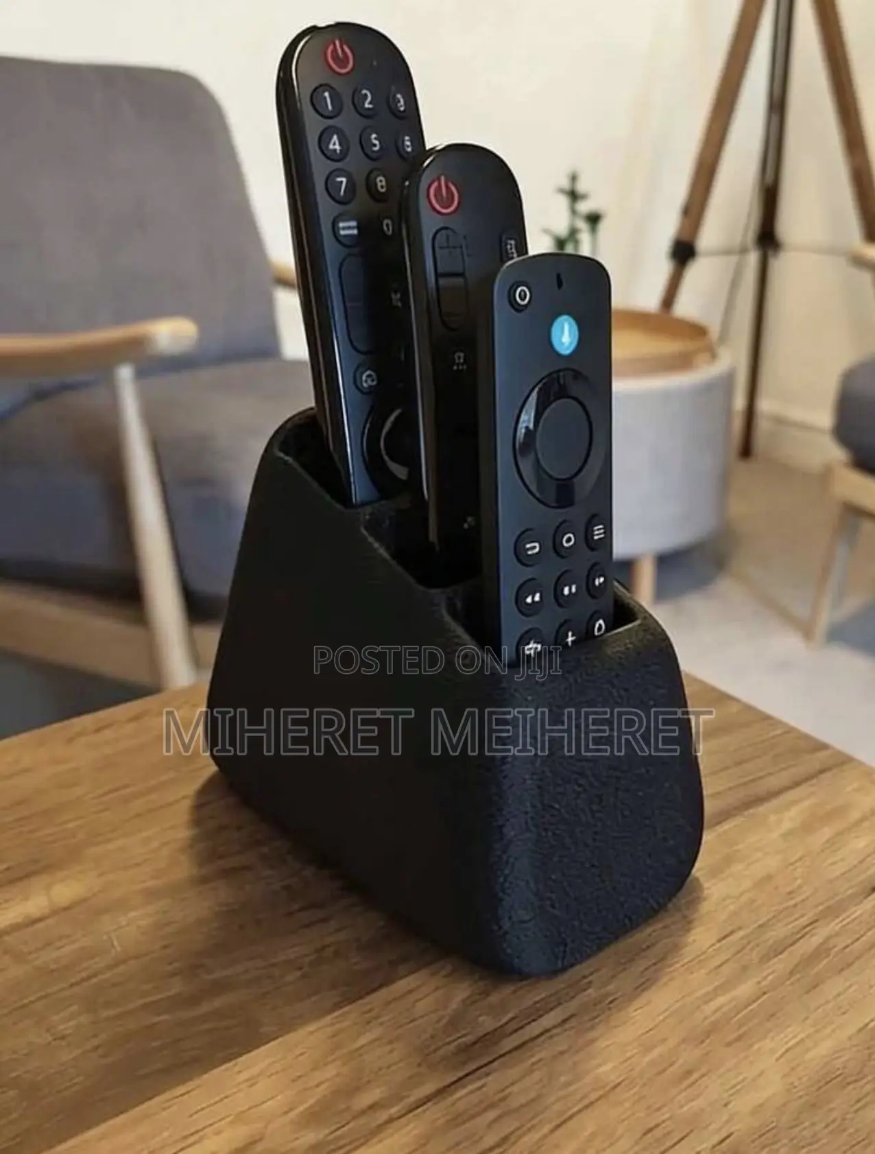 1pc 3-Slot Remote Control Holder, Suitable
