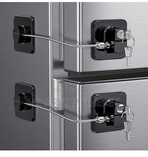 Refrigerator Drawer Locks, Safety Locks, With Adhesive for Installati