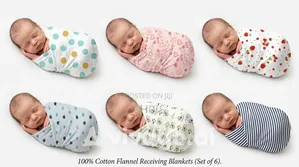 Newborn Receiving Blankets – Soft Baby Swaddle Wrap Set