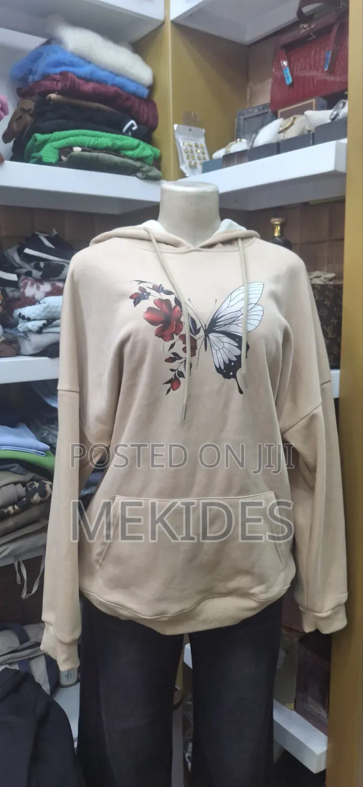 Hoodies Butterfly Printing