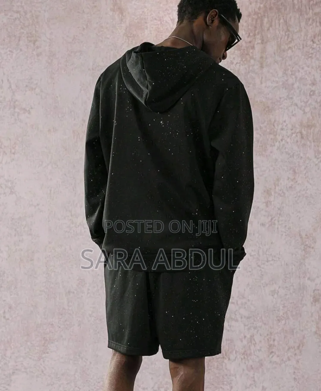 Shein Brand Mens Glitter 2 Piece Set Tracksuit Size 42 XL