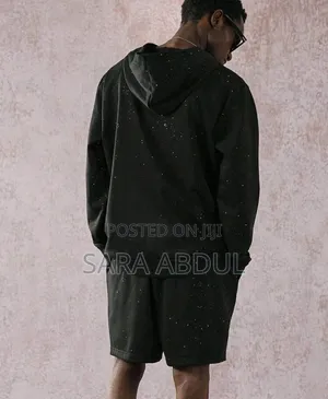 Shein Brand Mens Glitter 2 Piece Set Tracksuit Size 42 XL