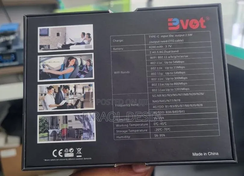 Bvot Portable 5G Mobile Wi-Fi Hotspot Router,