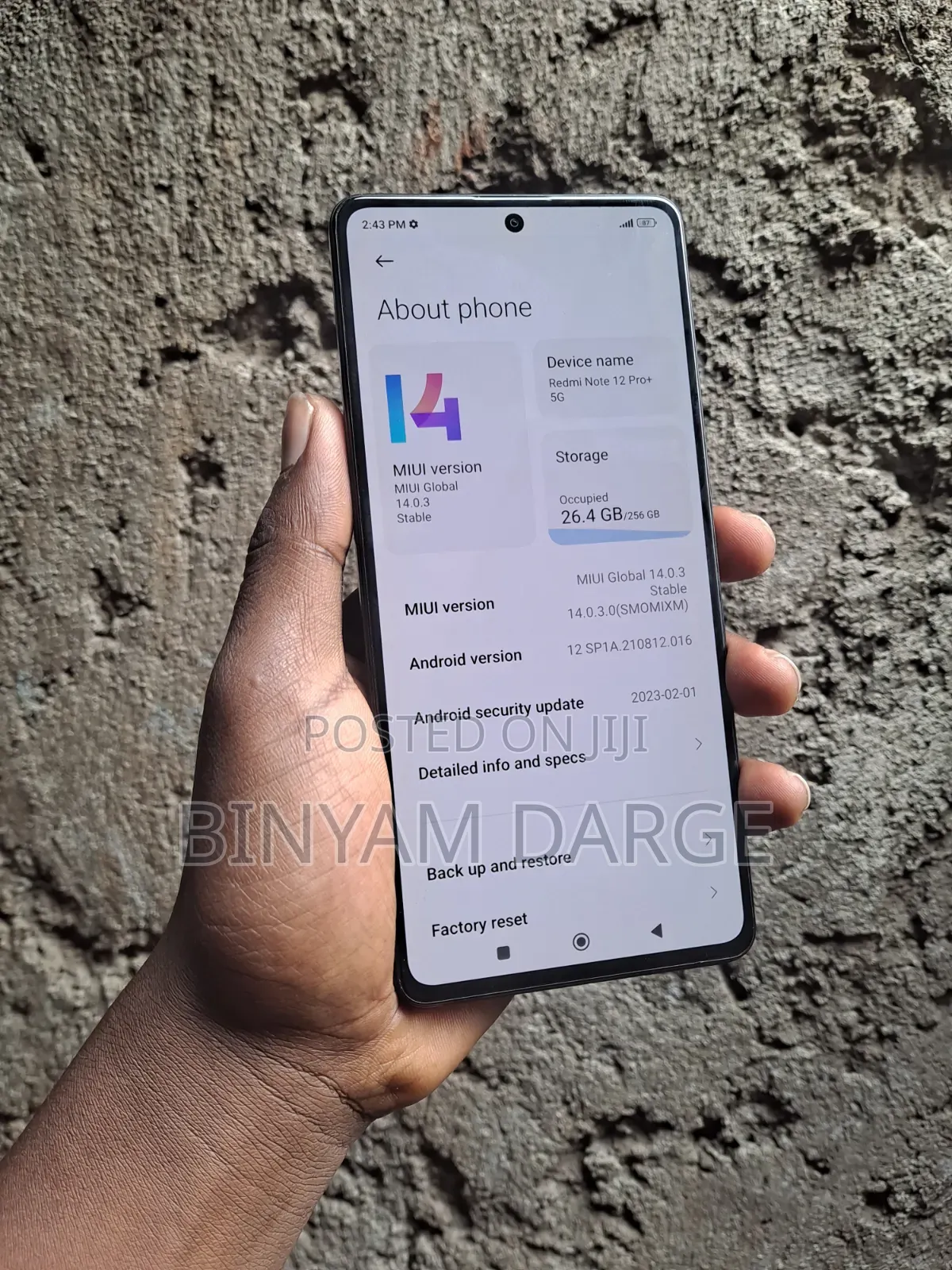 Xiaomi Redmi Note 12 Pro+ 5G 256 GB Red