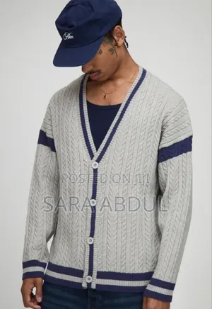 BoohooMan Brand Knitted Oversize Cardigan Size Medium