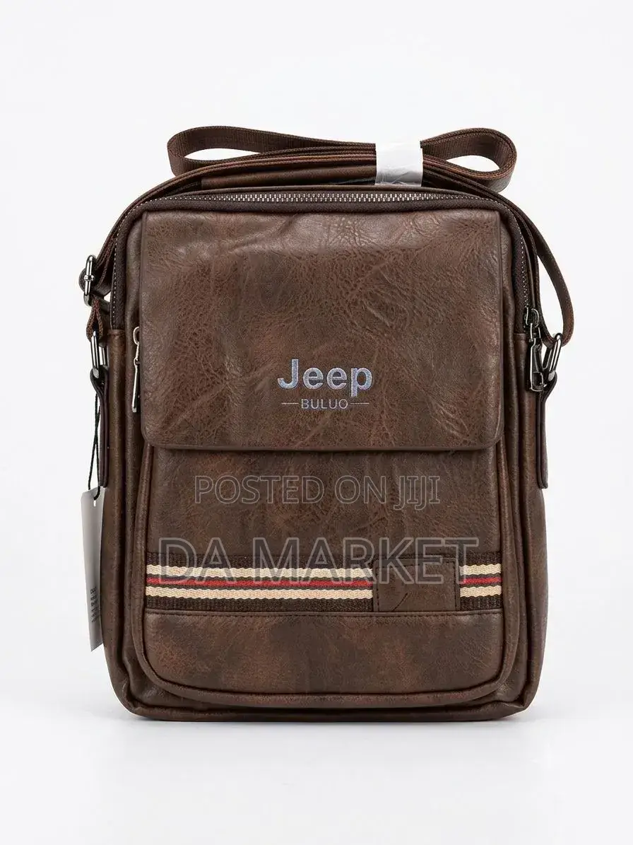Jeep Leather Shoulder Bag